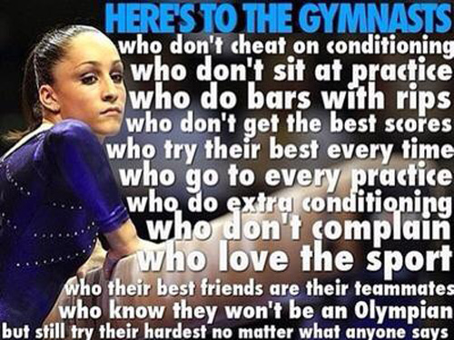 Inspirational Quotes About Gymnastics Quotesgram