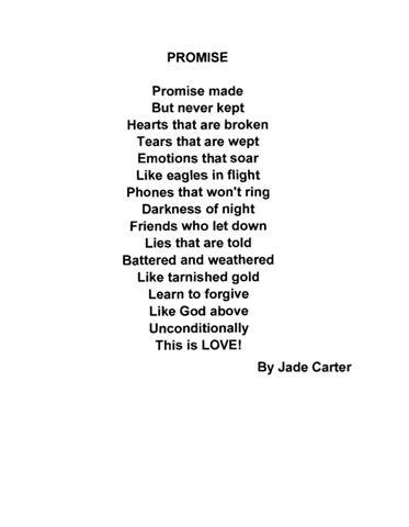 promise ring promises