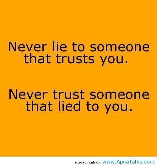 About trust and quotes liars The 60