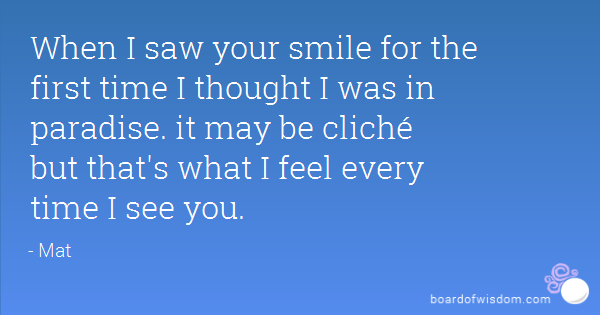 When I See Your Smile Quotes. QuotesGram