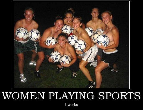 Funny sport women