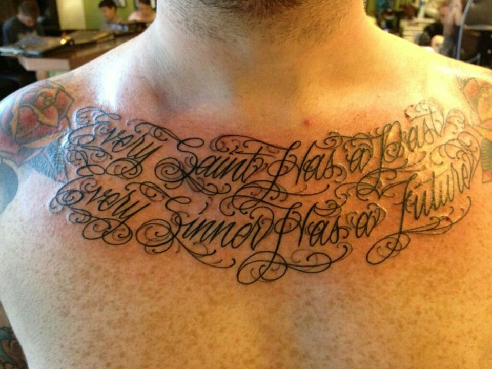 Chest Piece Tattoos Quotes. QuotesGram