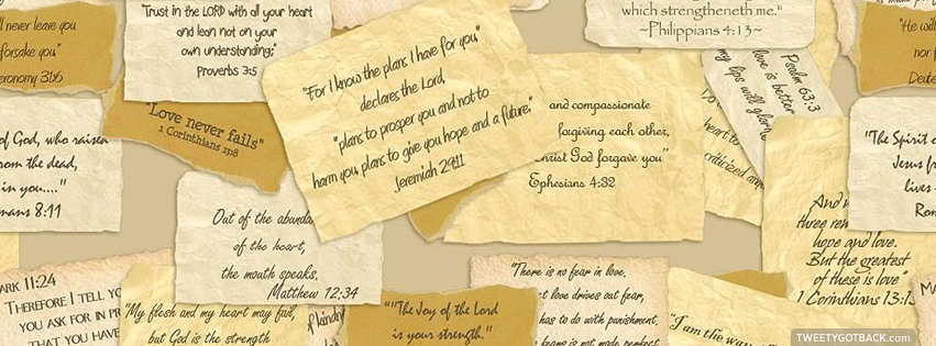 Bible Quotes Facebook Cover. QuotesGram