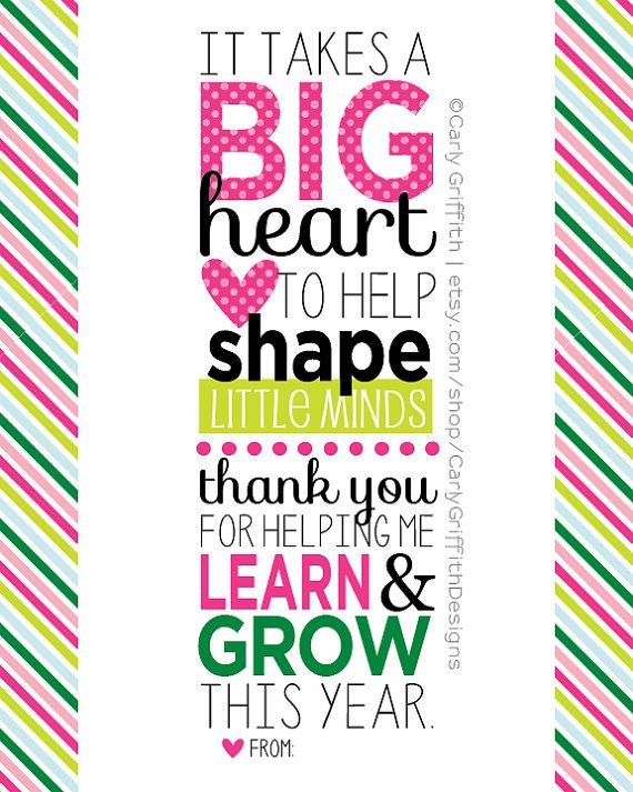 Printable Teacher Appreciation Quotes QuotesGram