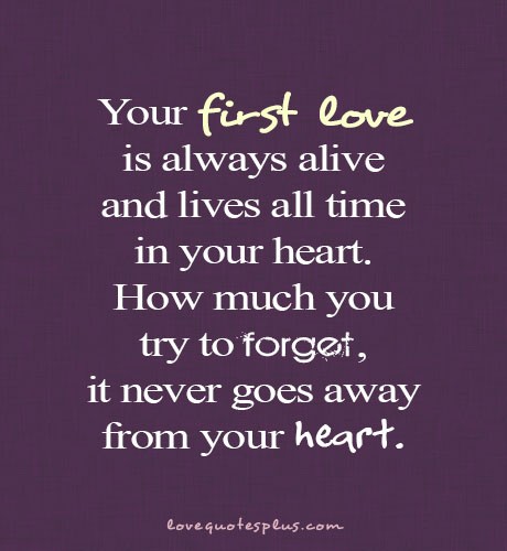 Love quotes first lost Quotes For
