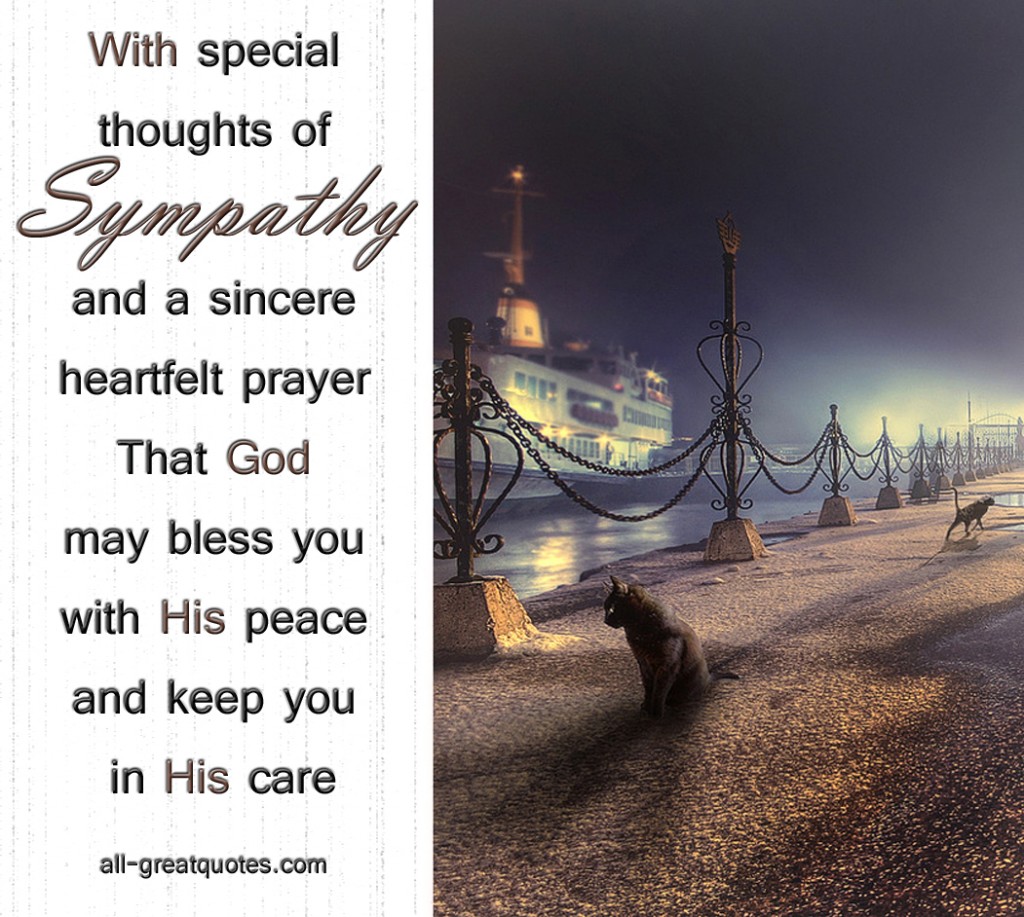 Sympathy Thoughts Quotes. QuotesGram
