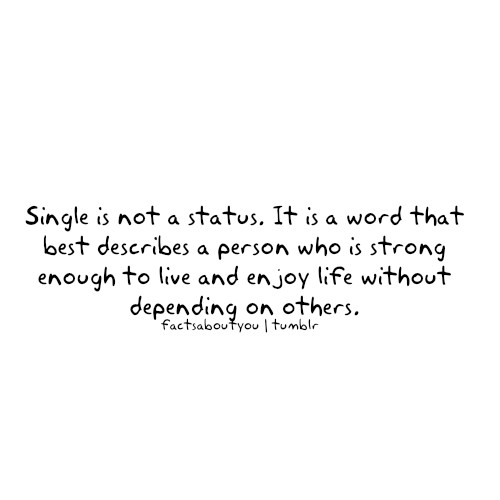 About Happily Single Quotes. QuotesGram