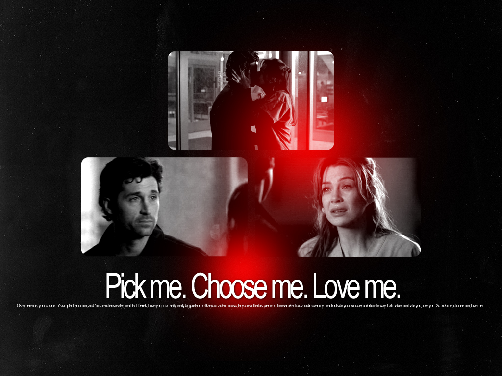 Meredith Grey Quotes Pick Me Choose Me Quotesgram