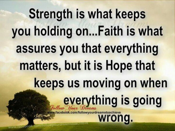 Hope Faith Strength Quotes. QuotesGram
