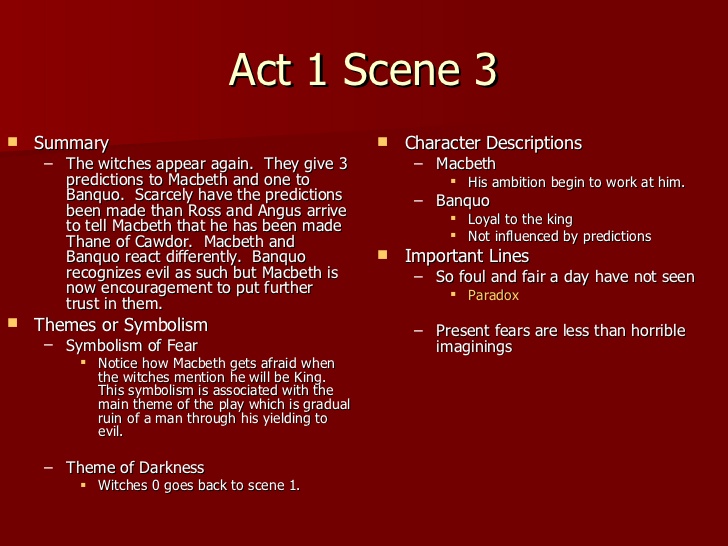 macbeth act 1 scene 3 supernatural quotes