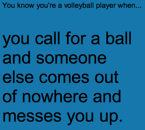 Volleyball Quotes And Jokes. QuotesGram