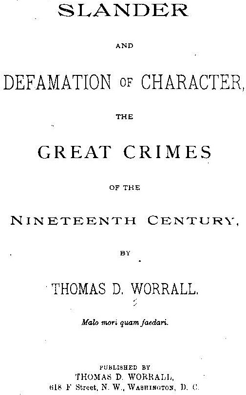 Quotes About Defamation Of Character. QuotesGram