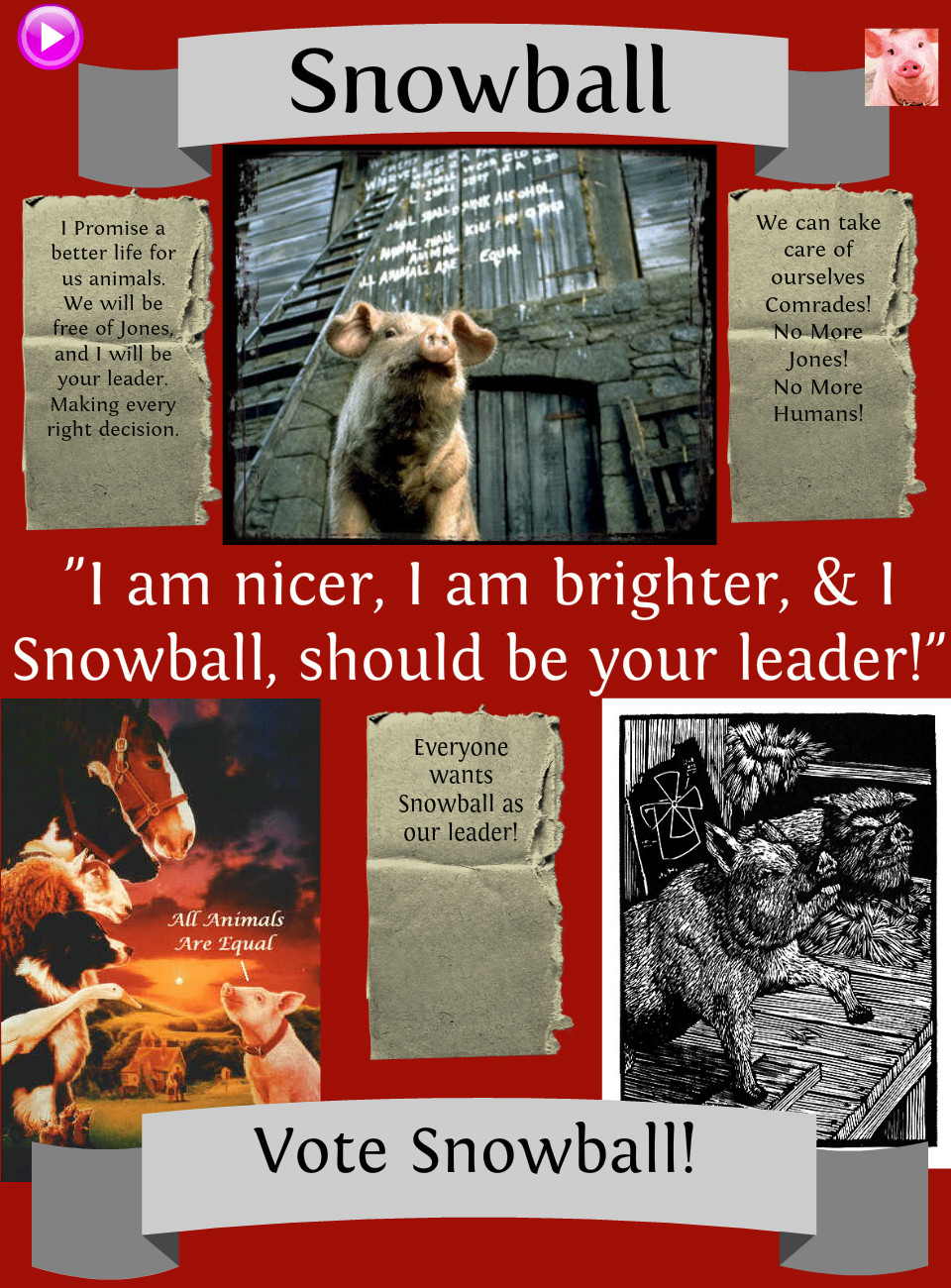 Animal Farm Snowball Quotes. QuotesGram