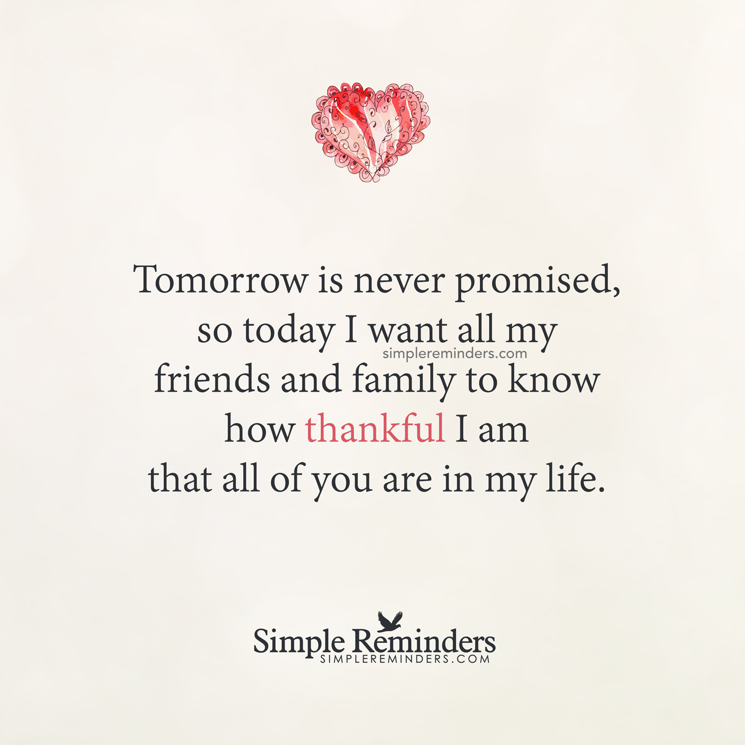 Quotes On Life Is Never Promised Tomorrow. Quotesgram