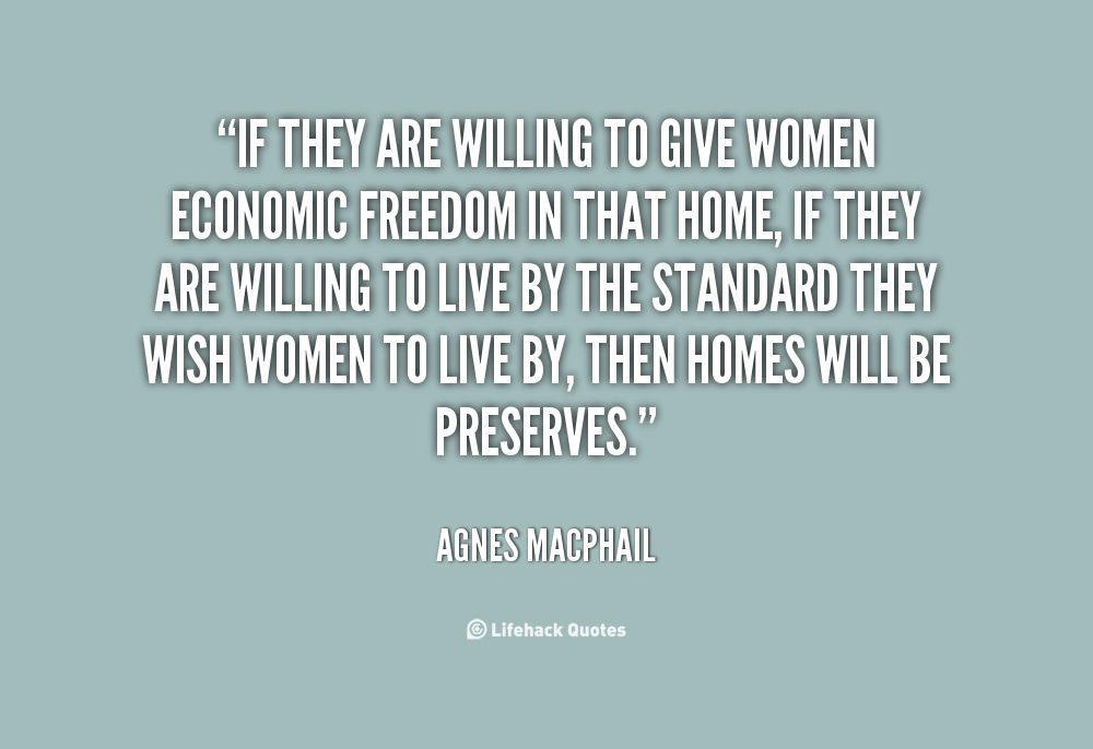 Agnes Macphail Quotes. QuotesGram