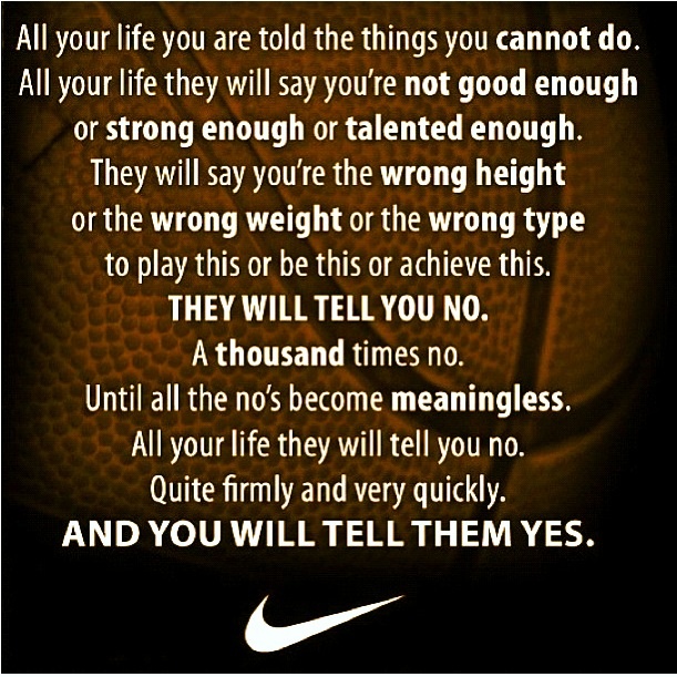 Nike Basketball Quotes Motivational. QuotesGram