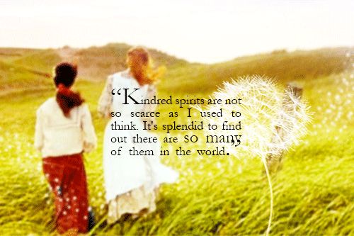 Quotes About Kindred Spirit Anne Green Gables Quotesgram