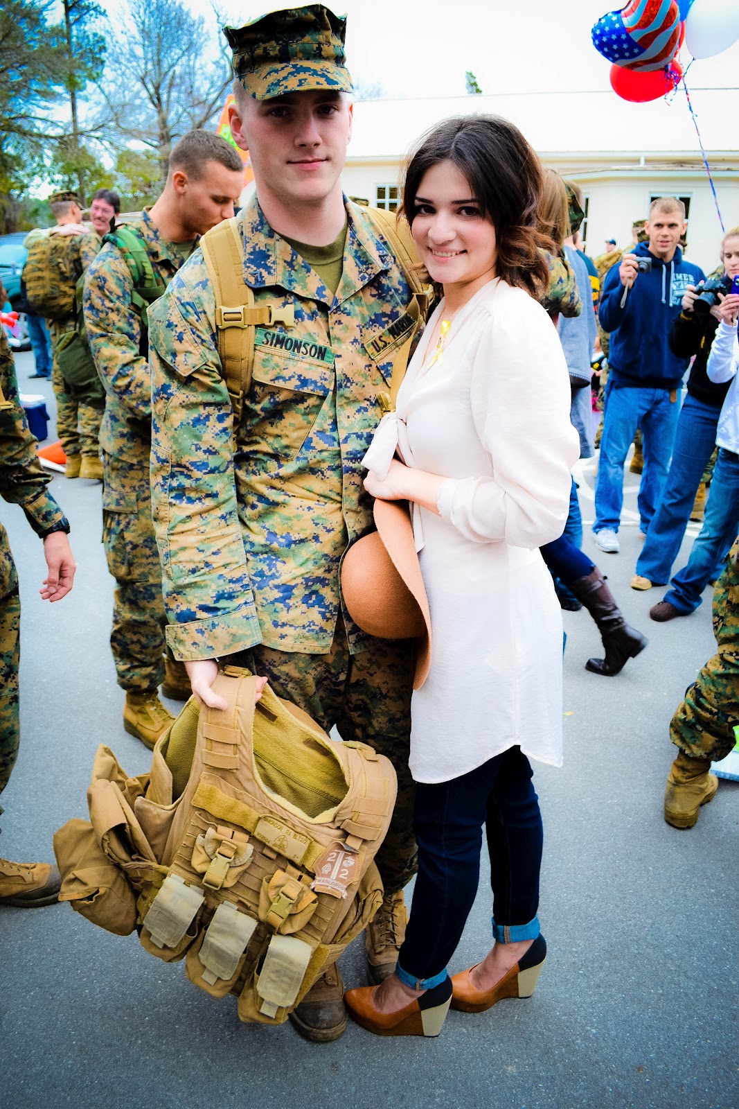 military homecoming outfit