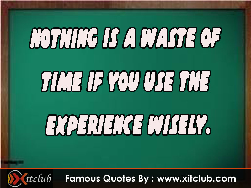 Memorable Quotes About Experiences. QuotesGram
