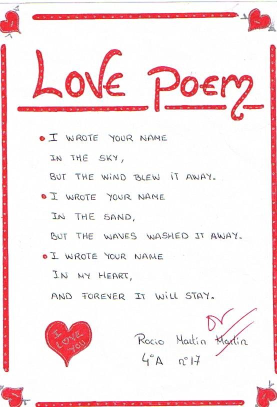 Romantic love poems for boyfriend