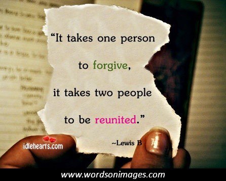 Reuniting Quote