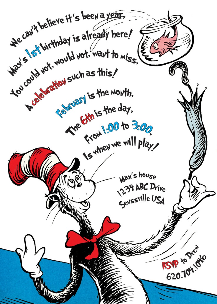 Printable Cat In The Hat Quotes