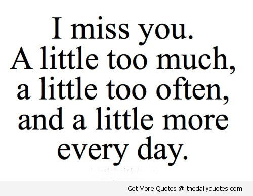 Missing you sayings and quotes