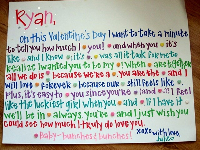 cute poster ideas for boyfriend with pictures
