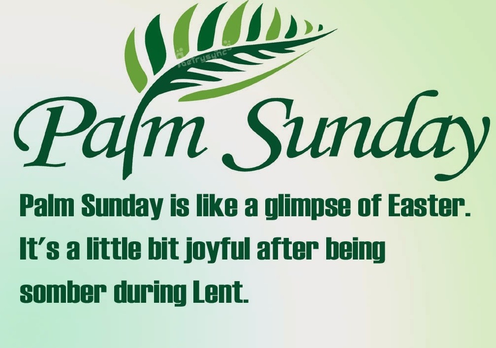 Inspirational Palm Sunday Quotes / Palm Sunday Quote Best Wishes Image ...