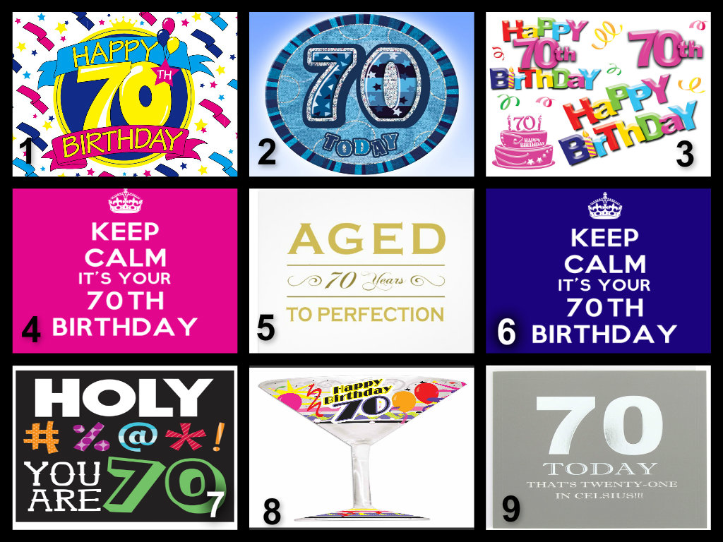 Happy 70th Birthday  Great Messages for 70yearolds