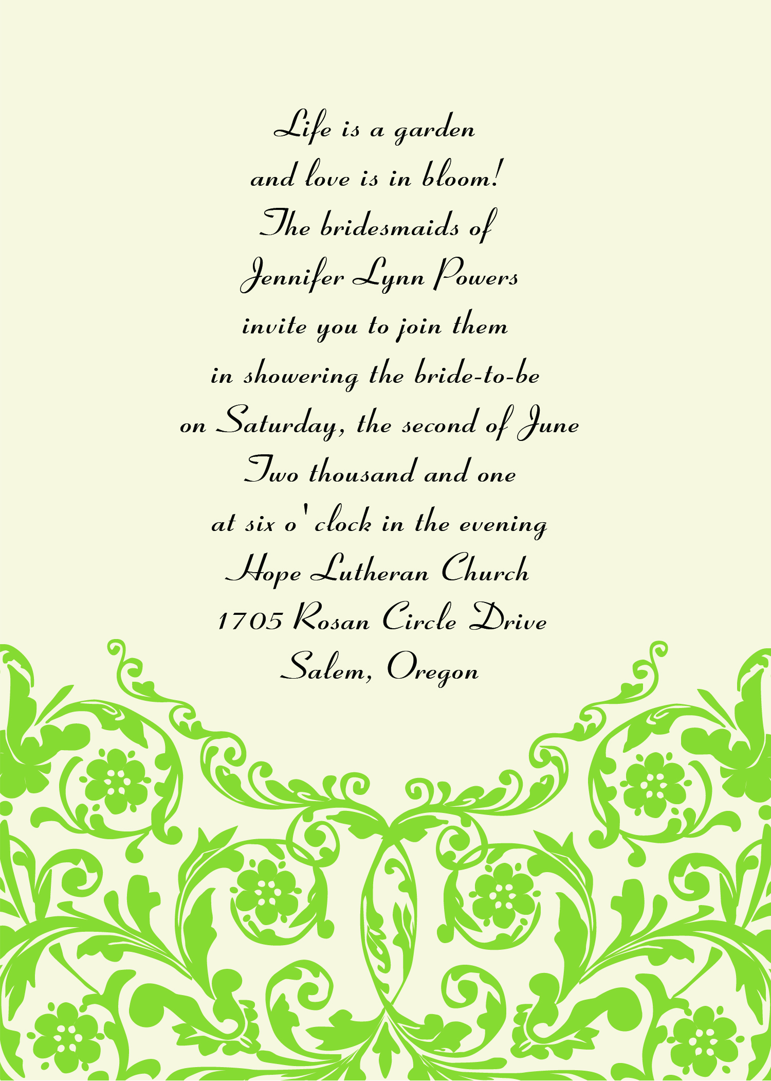 Wording invitation sample wedding 35+ Wedding