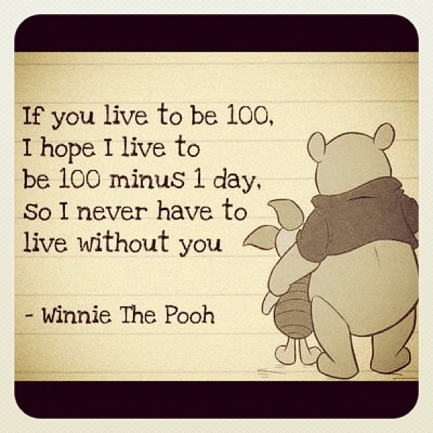 If You Live To Be 100 Pooh Long Quotes Winnie Pooh. Quotesgram