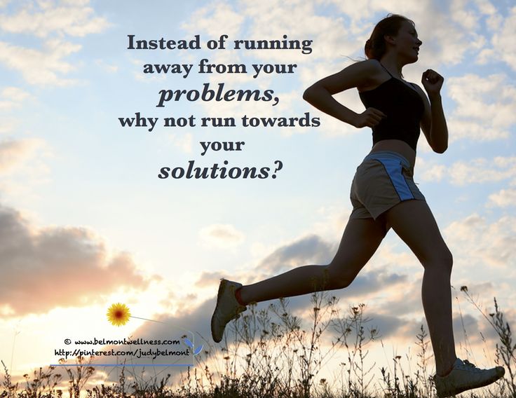 Run From Your Problems Quotes. QuotesGram