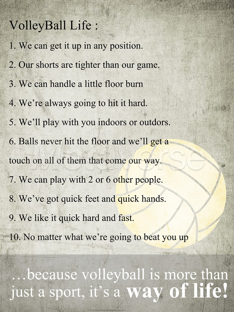 Amazing Volleyball Quotes. QuotesGram
