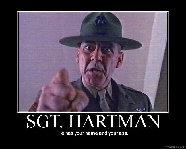 Drill Sergeant Hartman Quotes. QuotesGram