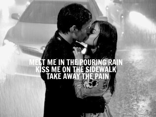 Kissing In The Rain Quotes.