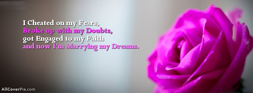 facebook covers flowers and quotes