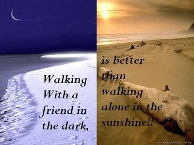 Friends Walking Together Quotes. QuotesGram