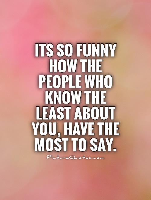 People Think They Know Me Quotes Quotesgram