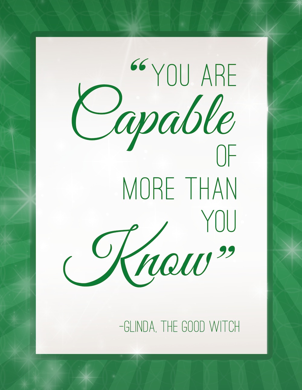 glinda the good witch quotes you always had the power