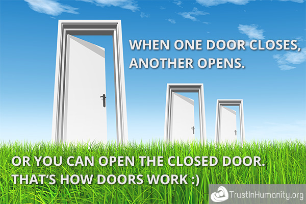 Funny Quotes About Closed Doors. QuotesGram