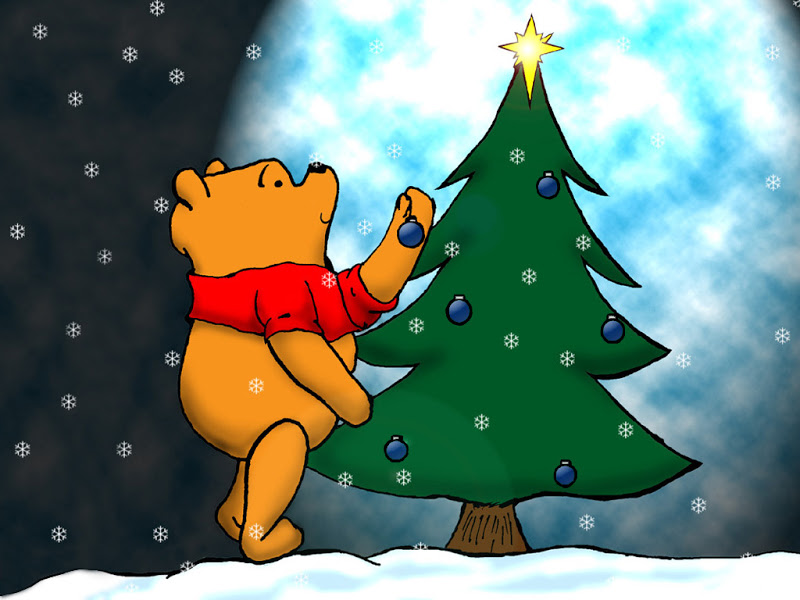 sexy magazinez Winnie the Pooh Christmas Desktop Wallpaper Pooh Bear  Christmas