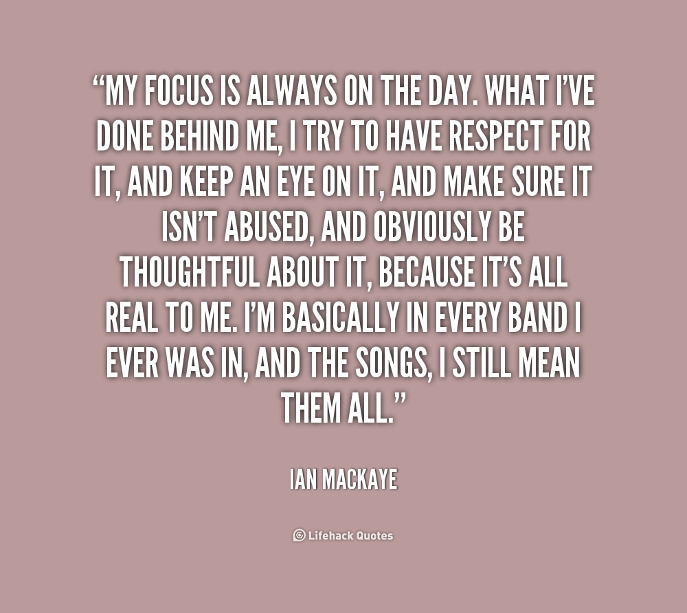 Focusing On Me Quotes. QuotesGram