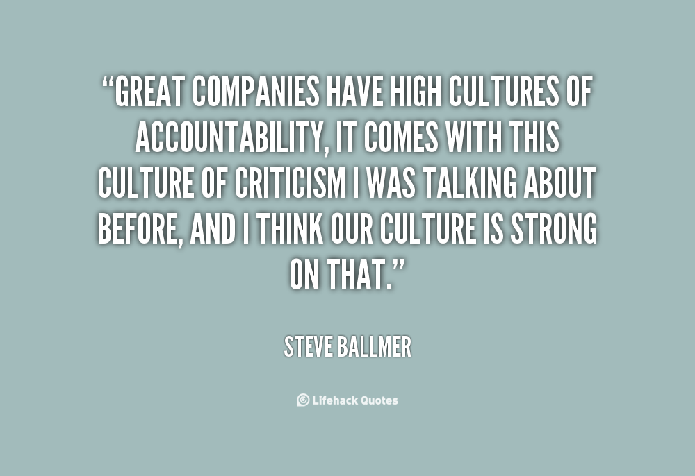 Great Quotes About Accountability. QuotesGram