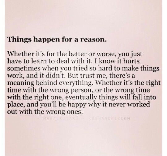Things Happen For A Reason Quotes. QuotesGram