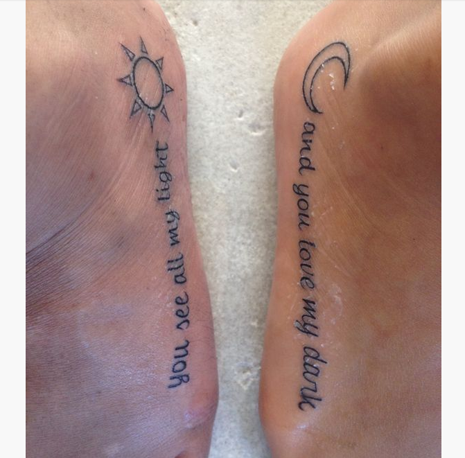 Foot Tattoos Best Friend Quotes. QuotesGram