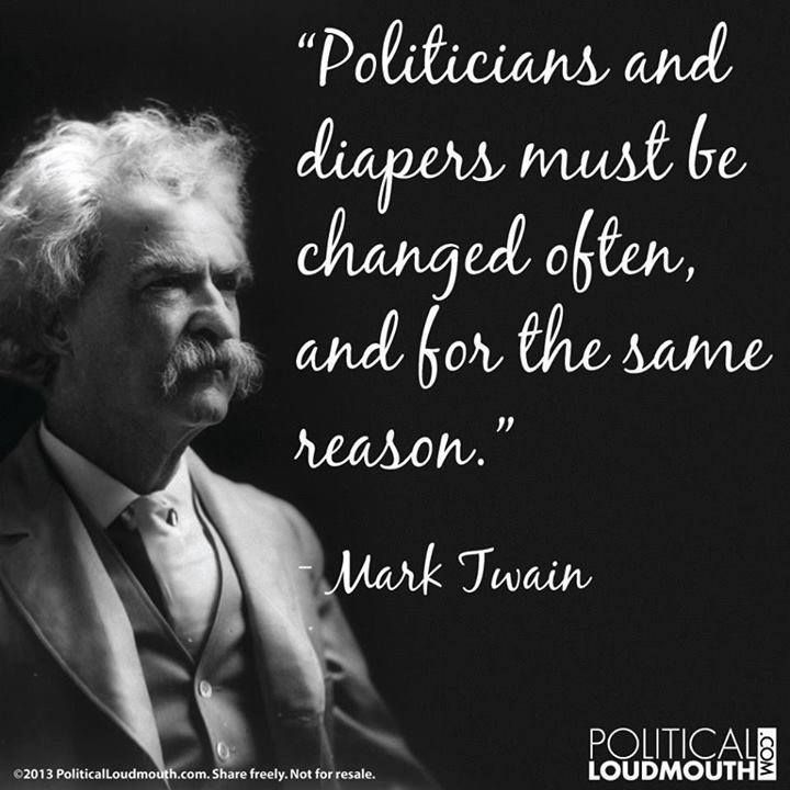 Mark Twain Quotes About Politicians. QuotesGram