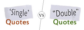 Single Quotes Vs Double Quotes. QuotesGram