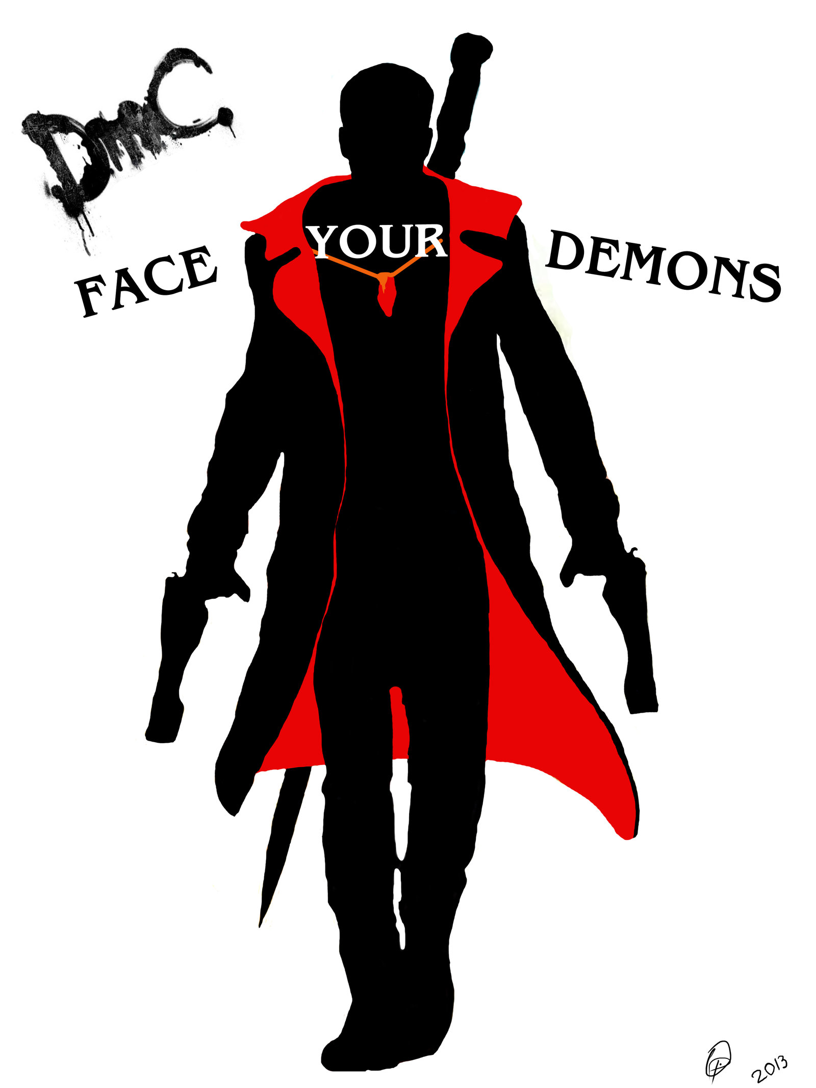 Devil May Cry Logo Vector.