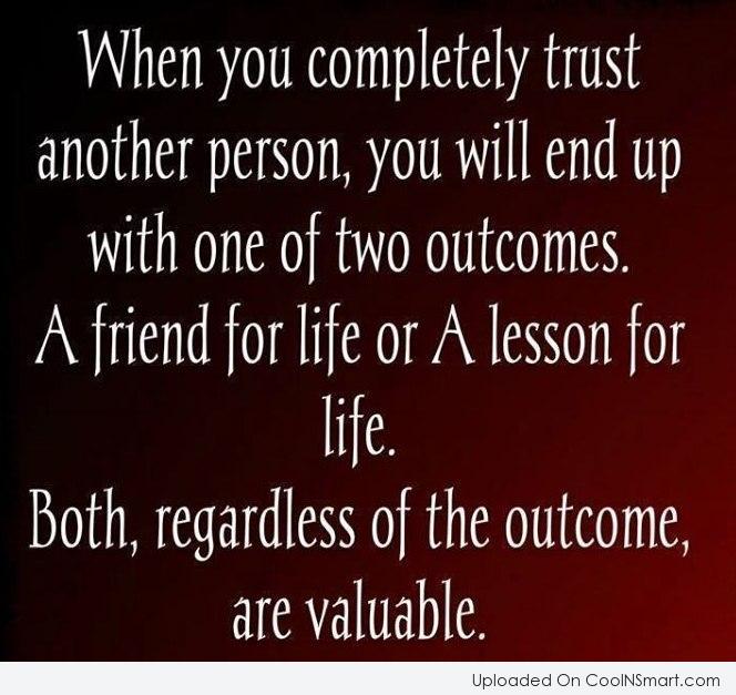 Trust Friendship Quotes And Sayings. QuotesGram
